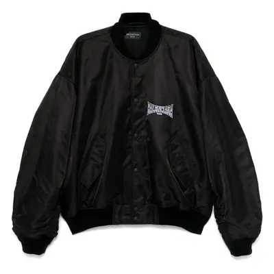 BALENCIAGA - Varsity Nylon Bomber Jacket