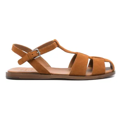 CHURCH'S - Suede Leather Cage Sandals