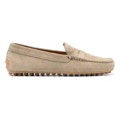 TOD'S - City Gommino Suede Leather Loafers