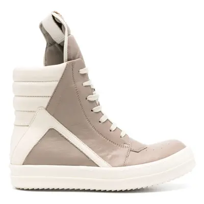 RICK OWENS - Geobasket Leather Sneakers