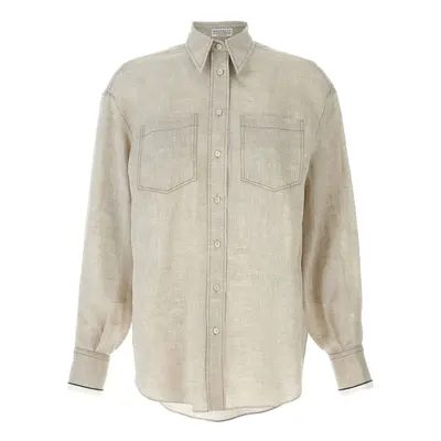 BRUNELLO CUCINELLI - Linen Shirt