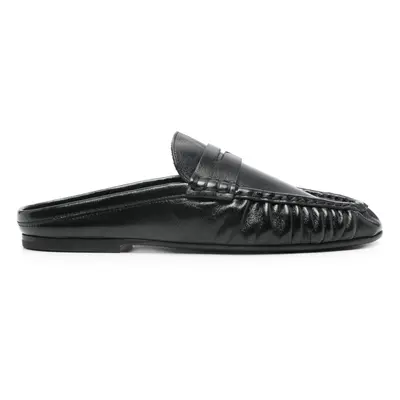 SAINT LAURENT - Peg Leather Loafers