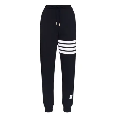 THOM BROWNE - 4bar Cotton Sweatpants