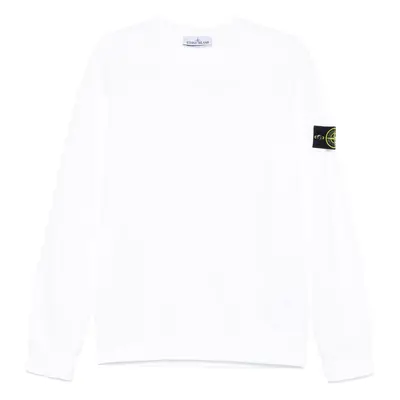 STONE ISLAND - Organic Cotton Fleece Sweatshirt