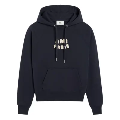 AMI PARIS - Logo Organic Cotton Hoodie