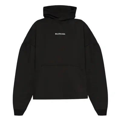 BALENCIAGA - Logo Cotton Hoodie