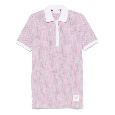 THOM BROWNE - Rwb Cotton Polo Dress