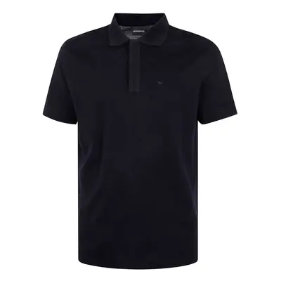 EMPORIO ARMANI - Logo Cotton Polo Shirt