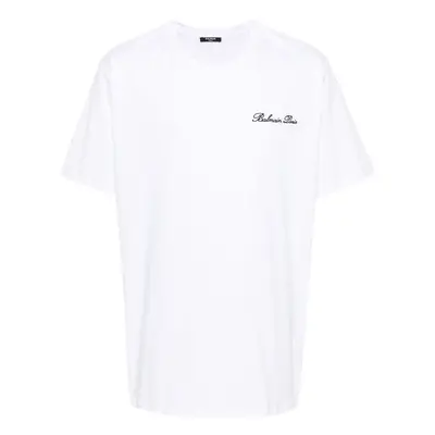 BALMAIN - Cotton Signatured T-shirt