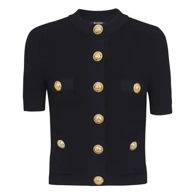 BALMAIN - Buttoned Crewneck Cardigan