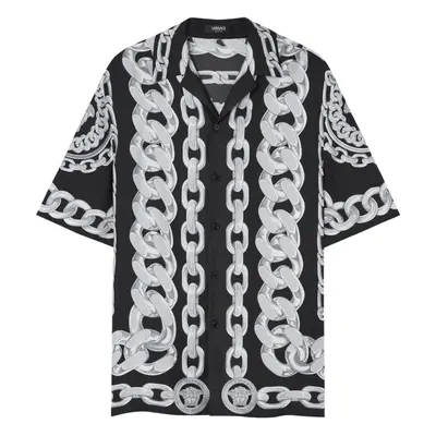 VERSACE - Medusa Chain Silk Shirt