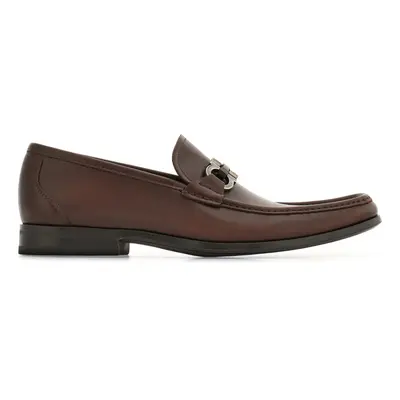 FERRAGAMO - Gancini Leather Loafers