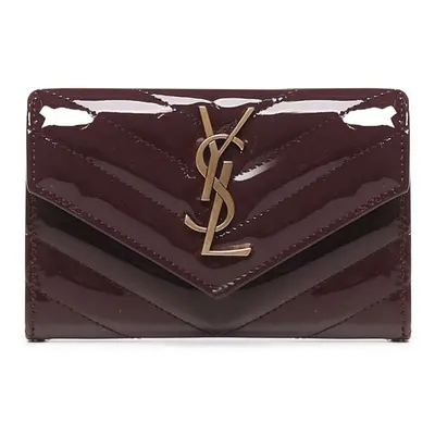 SAINT LAURENT - Cassandre Patent Leather Card Case