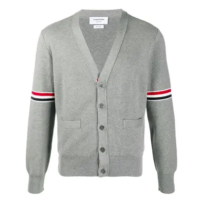 THOM BROWNE - Rwb Cotton Cardigan