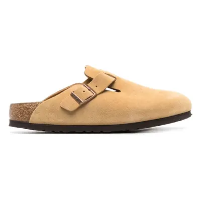 BIRKENSTOCK - Boston Suede Leather Slippers