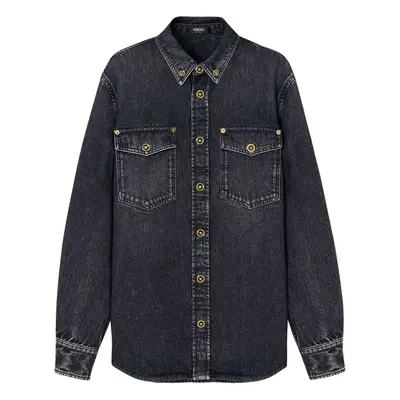 VERSACE - Denim Cotton Shirt