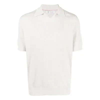 BRUNELLO CUCINELLI - Cotton Polo Sweater