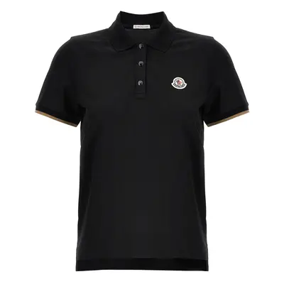 MONCLER - Logo Cotton Polo Shirt