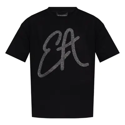 EMPORIO ARMANI - Logo Cotton T-shirt