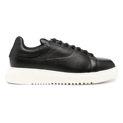 EMPORIO ARMANI - Leather Sneakers