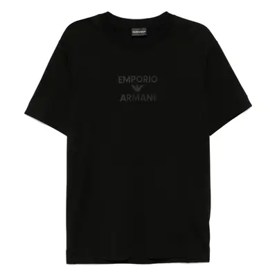 EMPORIO ARMANI - Logo Cotton T-shirt