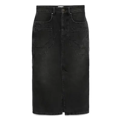 ISABEL MARANT - Britt Denim Midi Skirt