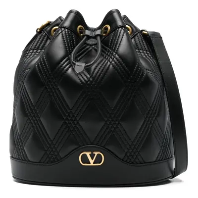 VALENTINO GARAVANI - Quiltie Leather Bucket Bag