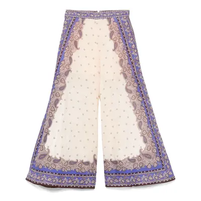 ZIMMERMANN - Maxine Wide Leg Printed Trousers