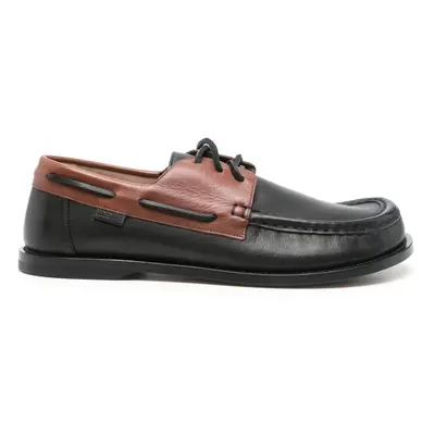 LOEWE - Campo Leather Boat Shoes