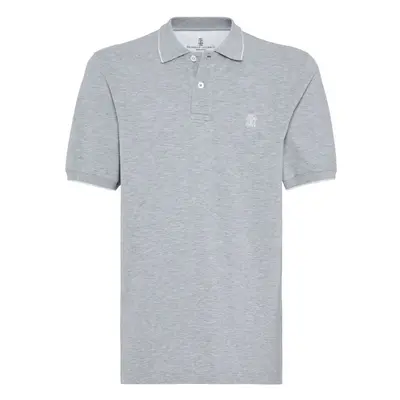 BRUNELLO CUCINELLI - Logo Cotton Polo Shirt