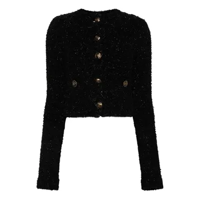 BALENCIAGA - Bouclé Cropped Jacket