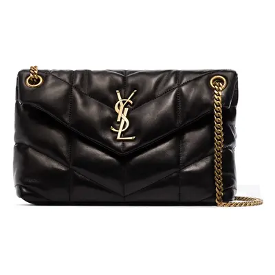 SAINT LAURENT - Puffer Small Leather Shoulder Bag