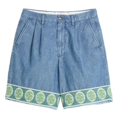 VALENTINO - Denim Cotton Shorts