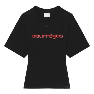 COURRÈGES - Logo Cotton Belted T-shirt