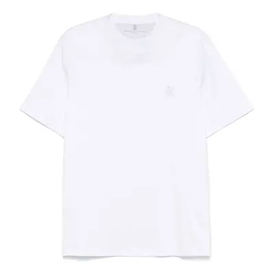 BRUNELLO CUCINELLI - Logo Cotton T-shirt