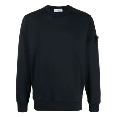 STONE ISLAND - Logo Cotton Sweatshirt