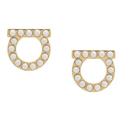 FERRAGAMO - Gancini Pearls Earrings