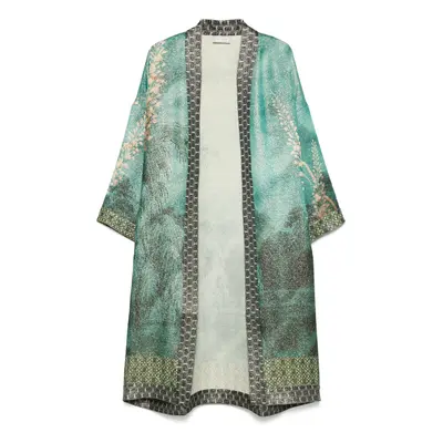 PIERRE-LOUIS MASCIA - Wiil And Silk Printed Kimono