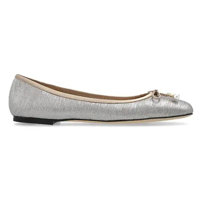 JIMMY CHOO - Elme Flat Leather Ballet Flats