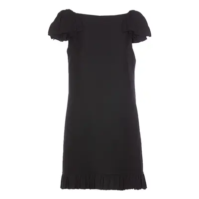 VALENTINO - Wool And Silk Blend Mini Dress