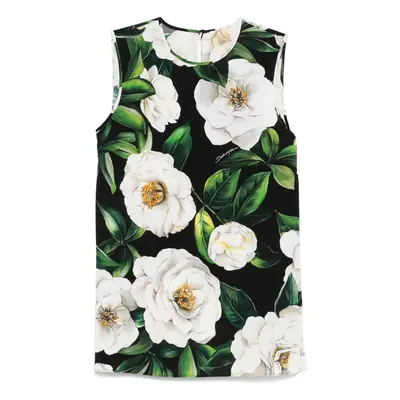 DOLCE & GABBANA - Printed Silk Top