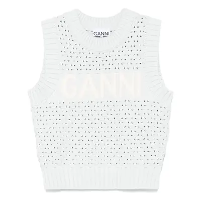 GANNI - Openwork Cotton Vest