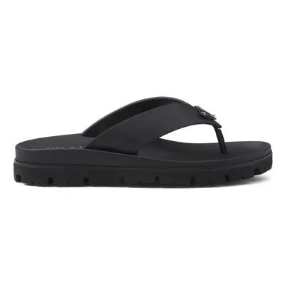 PRADA - Logo Thong Sandals