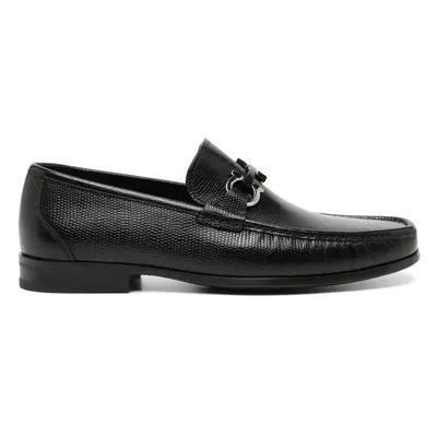 FERRAGAMO - Gancini Leather Loafers