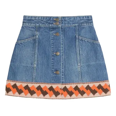 VALENTINO - Denim Mini Skirt