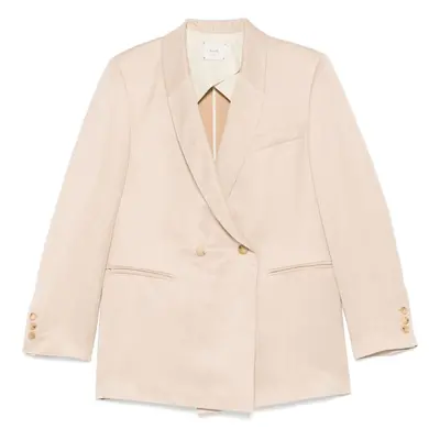 ALYSI - Linen Blend Double-breated Jacket