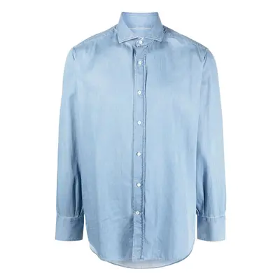 BRUNELLO CUCINELLI - Denim Cotton Shirt