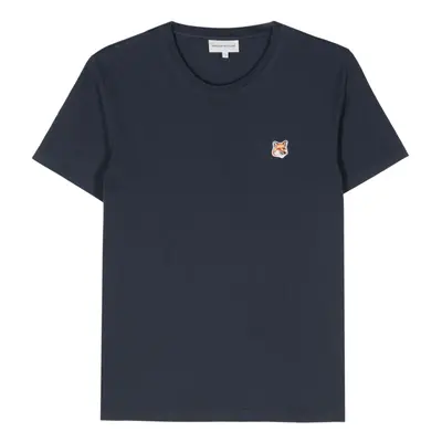 MAISON KITSUNE' - Fox Head Patch Cotton T-shirt