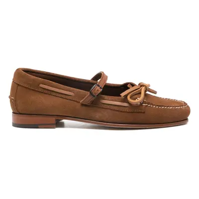 HEREU - Lorea Suede Leather Loafers