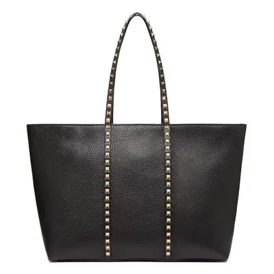 VALENTINO GARAVANI - Rockstud Leather Tote Bag